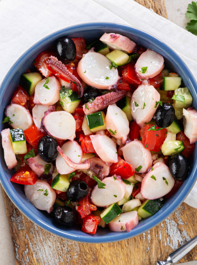 Salada de Pota à Mediterrânica